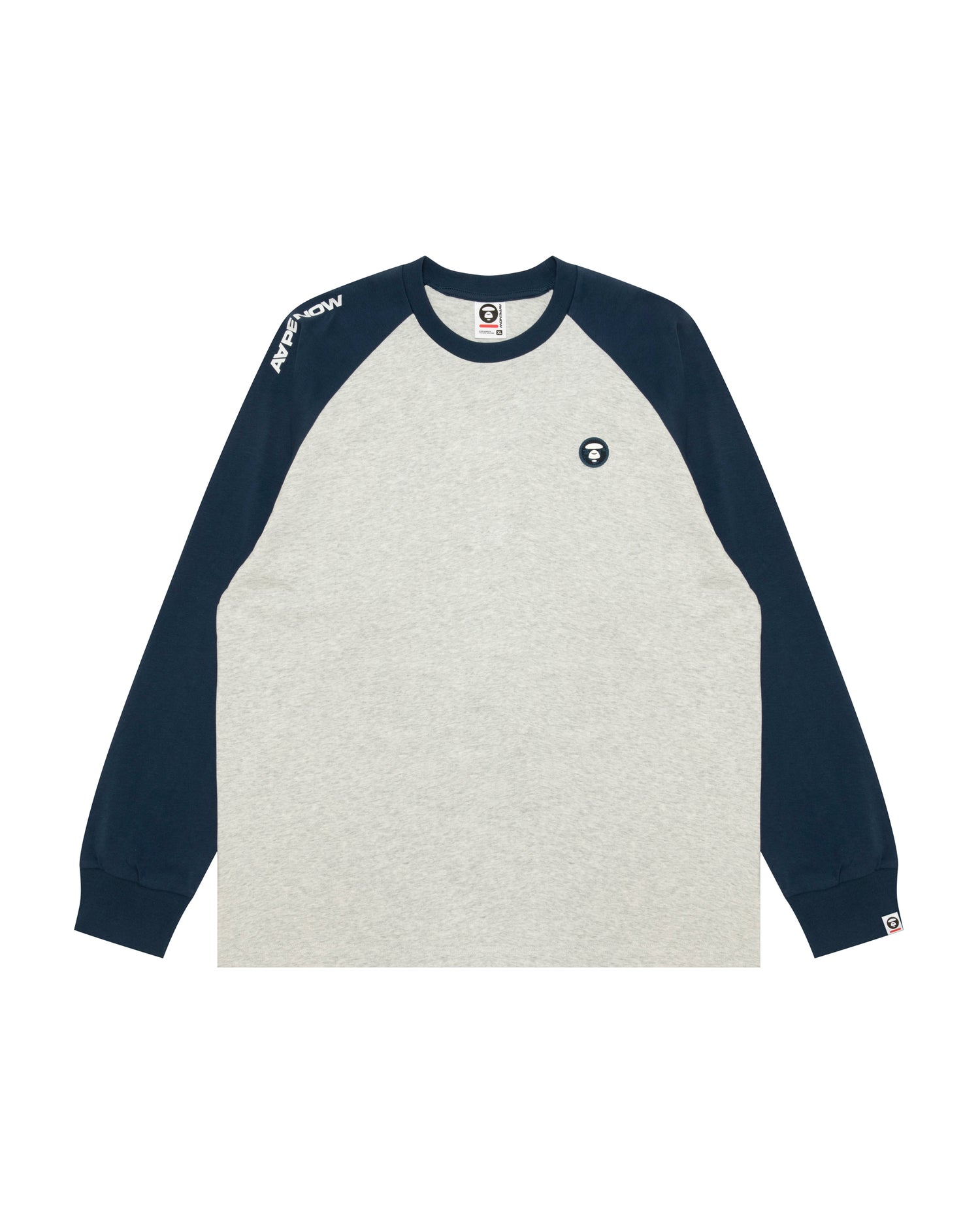 トップス AAPE NOW RAGLAN LONG SLEEVE TEE AAPE AAPENOW moonface raglan long sleeve tee | Aape official