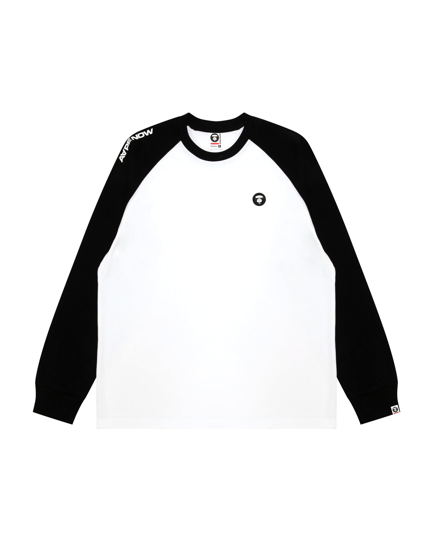 AAPE AAPENOW moonface raglan long sleeve tee | Aape official