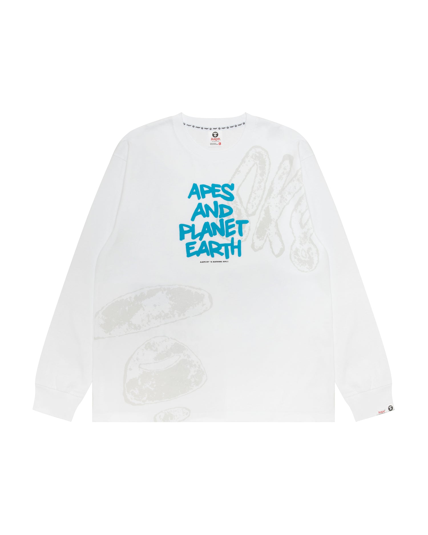AAPE Apes and planet earth long sleeve tee | Aape official website