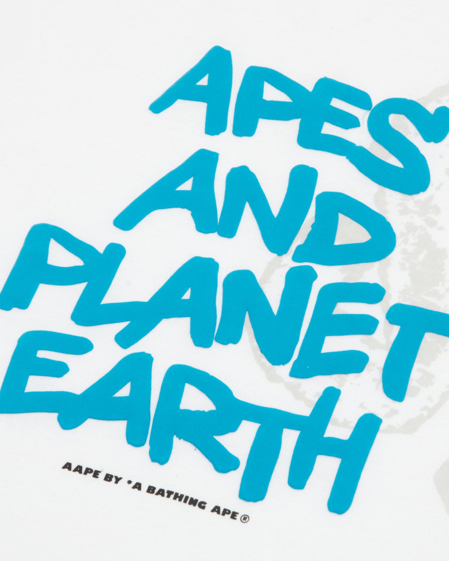 AAPE Apes and planet earth long sleeve tee | Aape official website