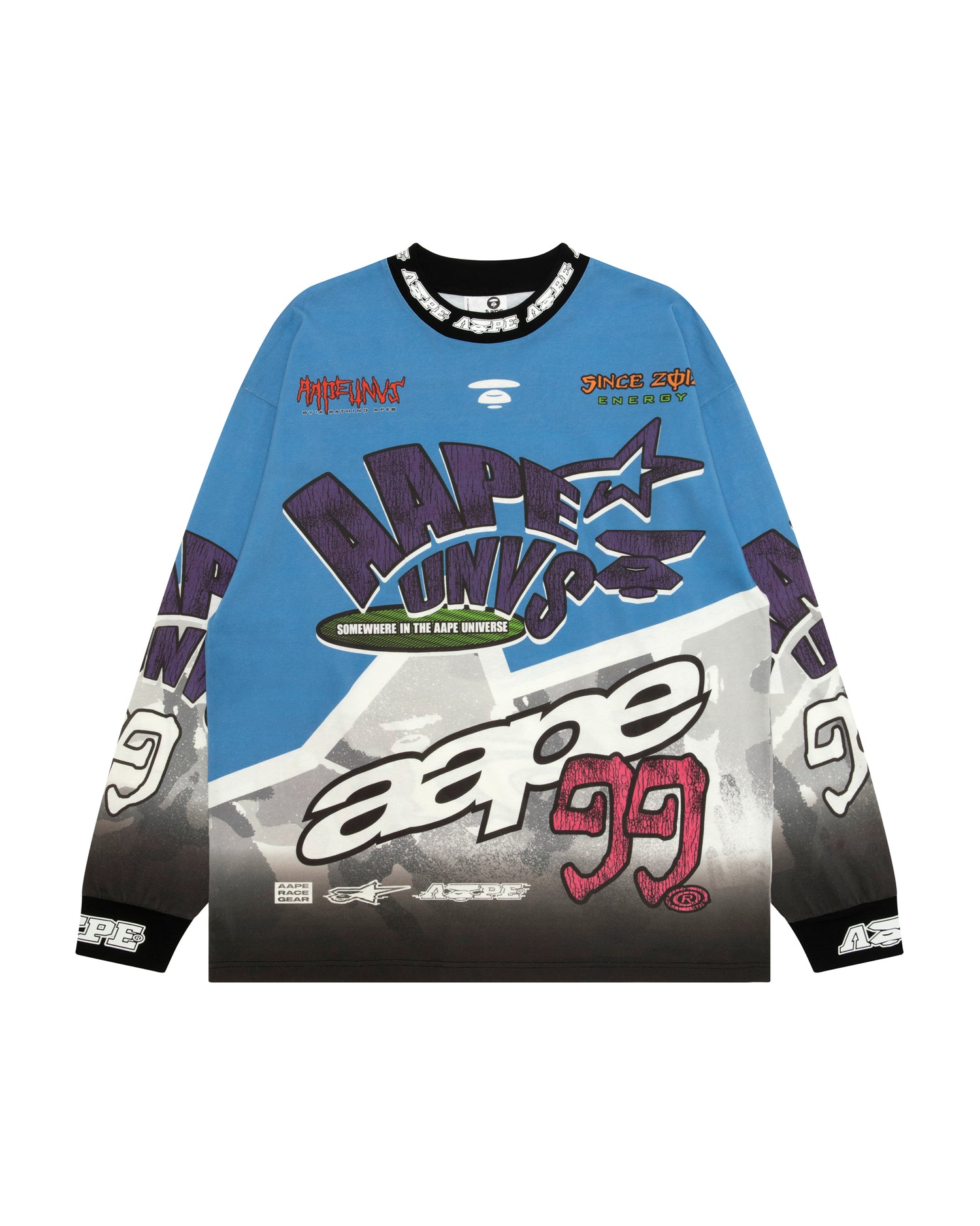 AAPE AAPEUNVS graphic long sleeve tee | Aape official website