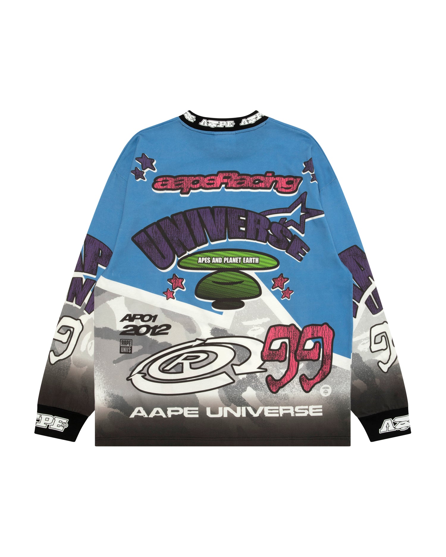 AAPE AAPEUNVS graphic long sleeve tee | Aape official website