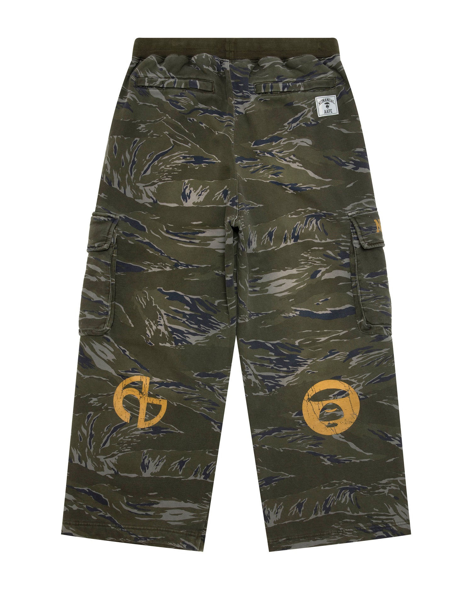 AAPE X NOMANUAL moonface camo sweat pants | Aape official website