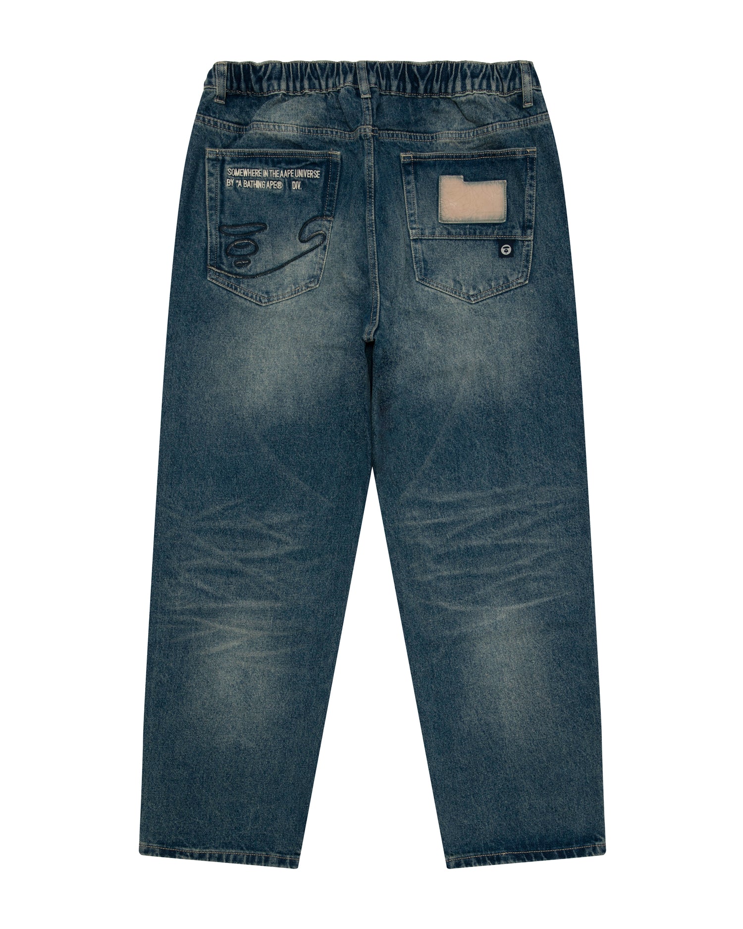 AAPE Moonface washed jeans | Aape official website – AAPE.COM