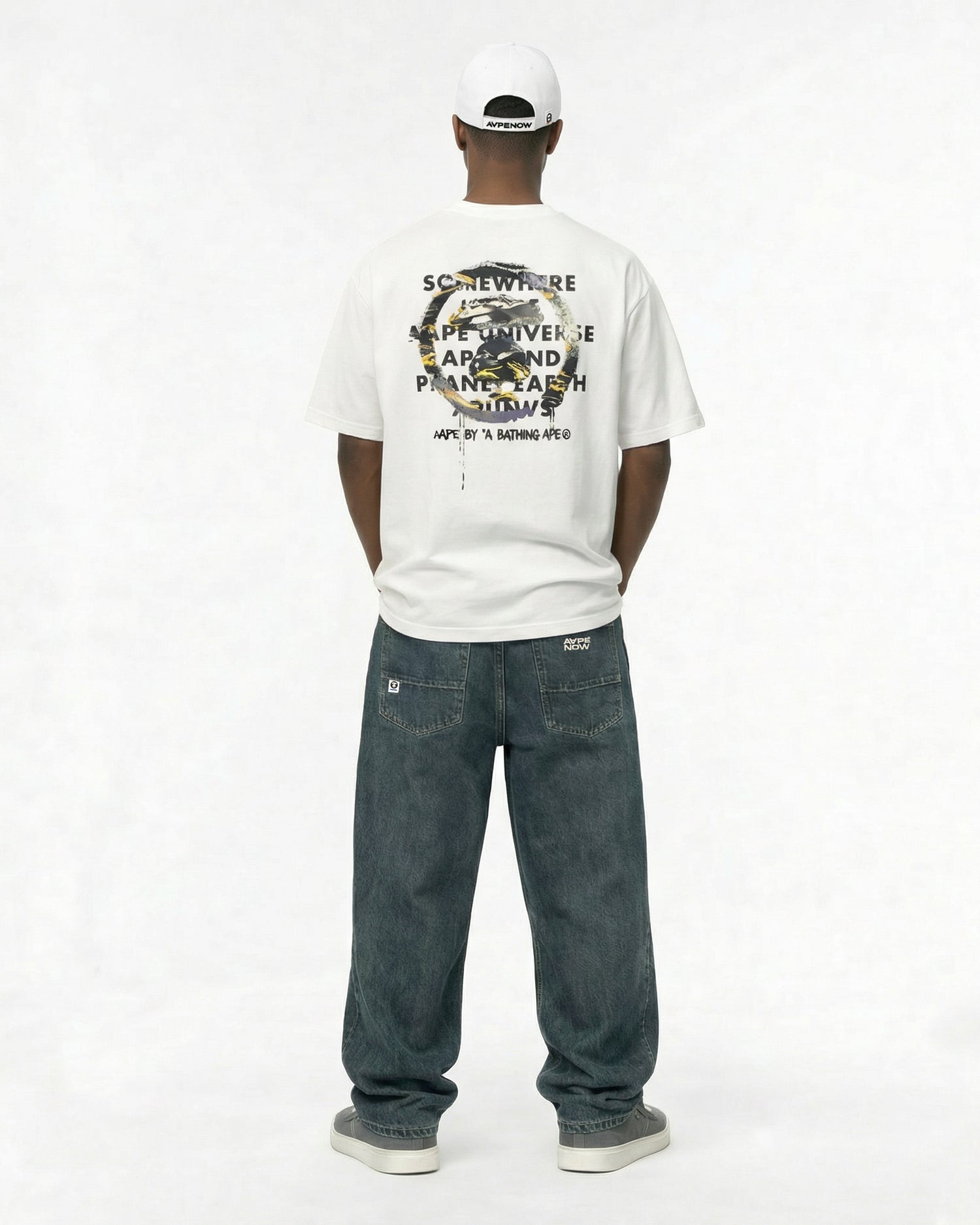 AAPE AAPENOW moonface jeans | Aape official website – AAPE.COM