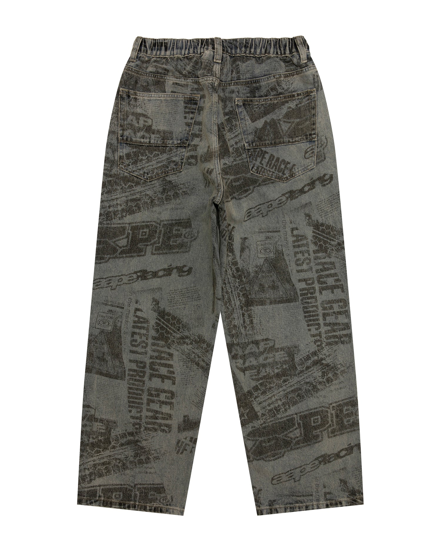 AAPE Moonface printed jeans | Aape official website – AAPE.COM