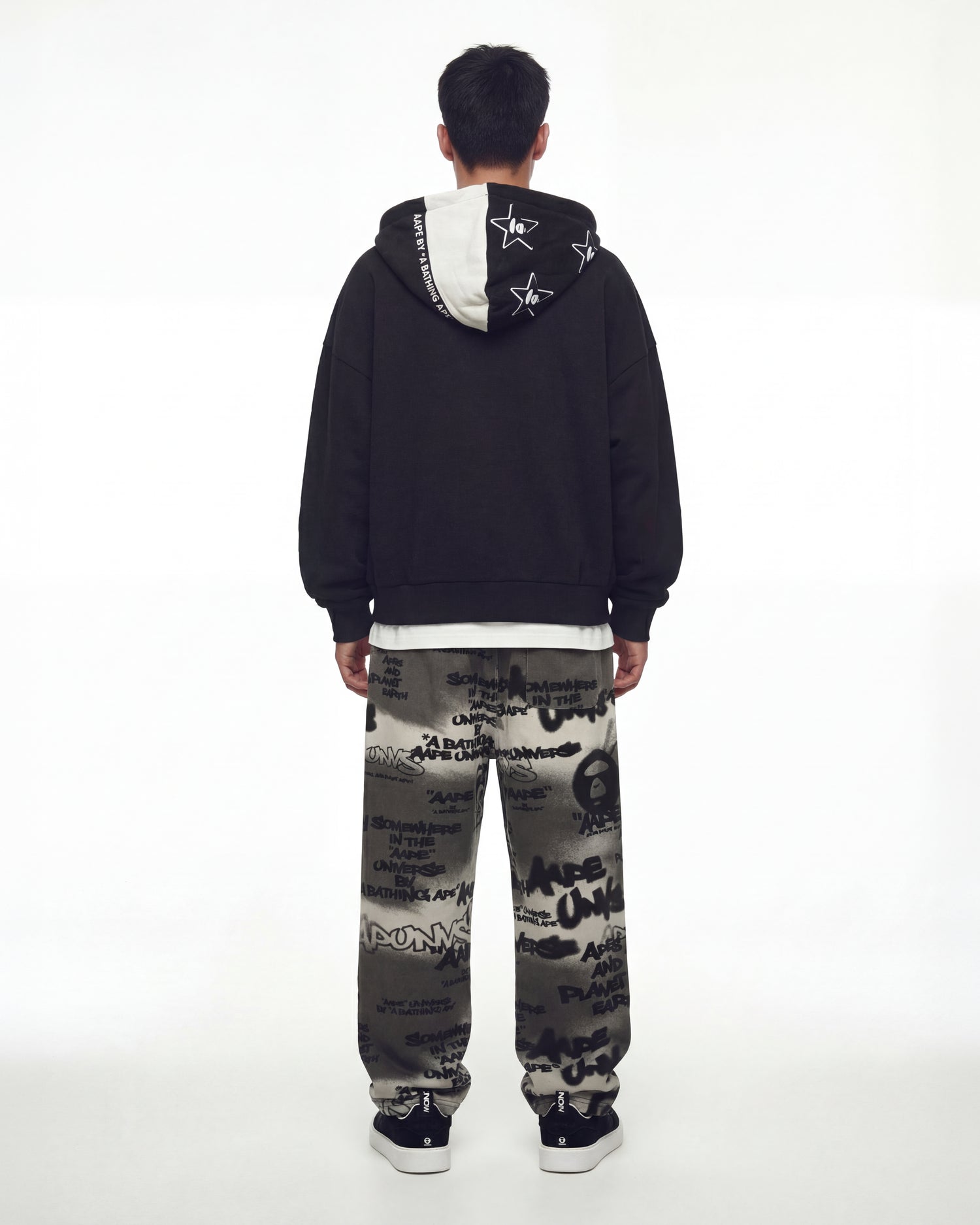 AAPE AAPEUNVS graffiti sweat pants | Aape official website – AAPE.COM