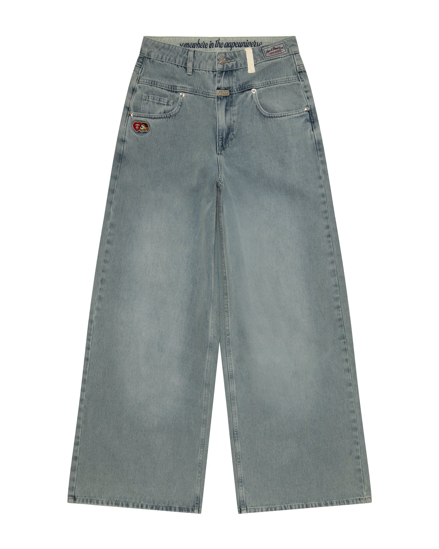 AAPE AAPEUNVS wide-leg jeans | Aape official website – AAPE.COM