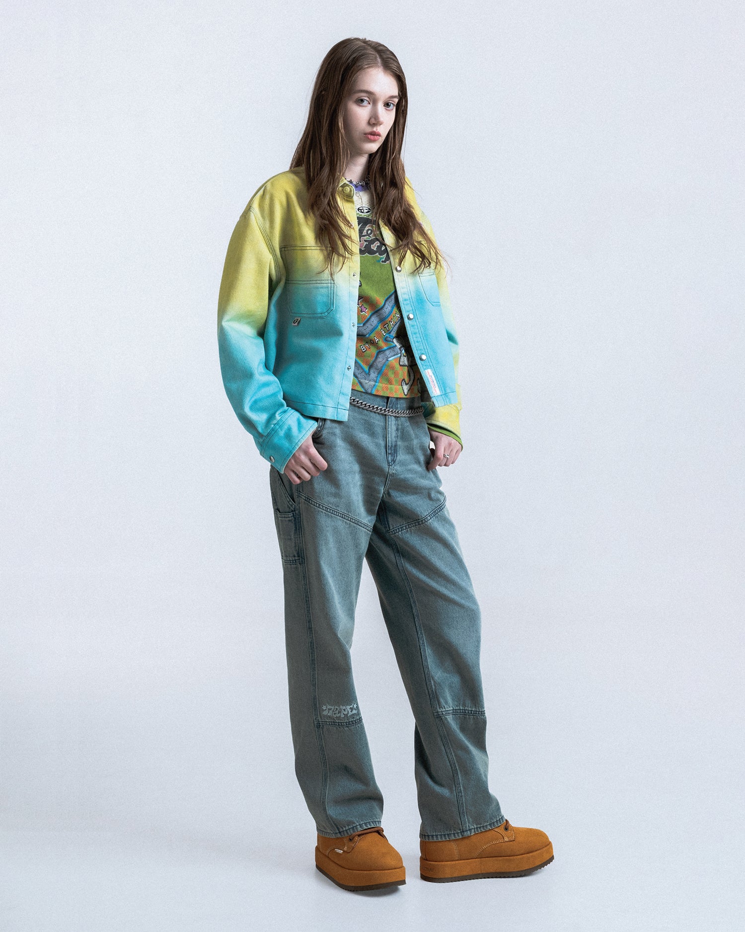 AAPE APUNVS moonface washed jeans | Aape official website – AAPE.COM