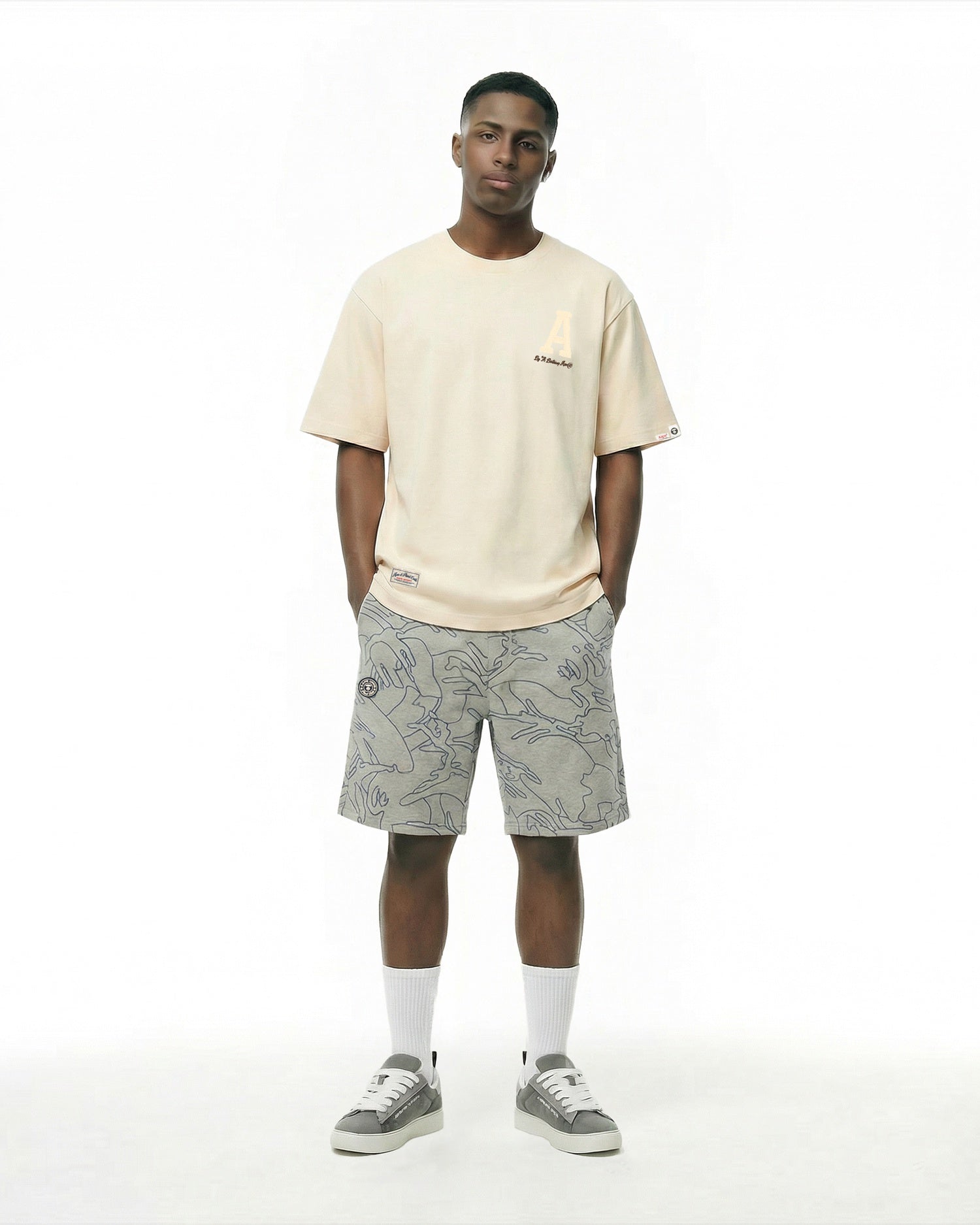 ウォームアップウェア Mepo From American brand AAPE AAPEUNVS camo sweat shorts | Aape official website – AAPE.COM