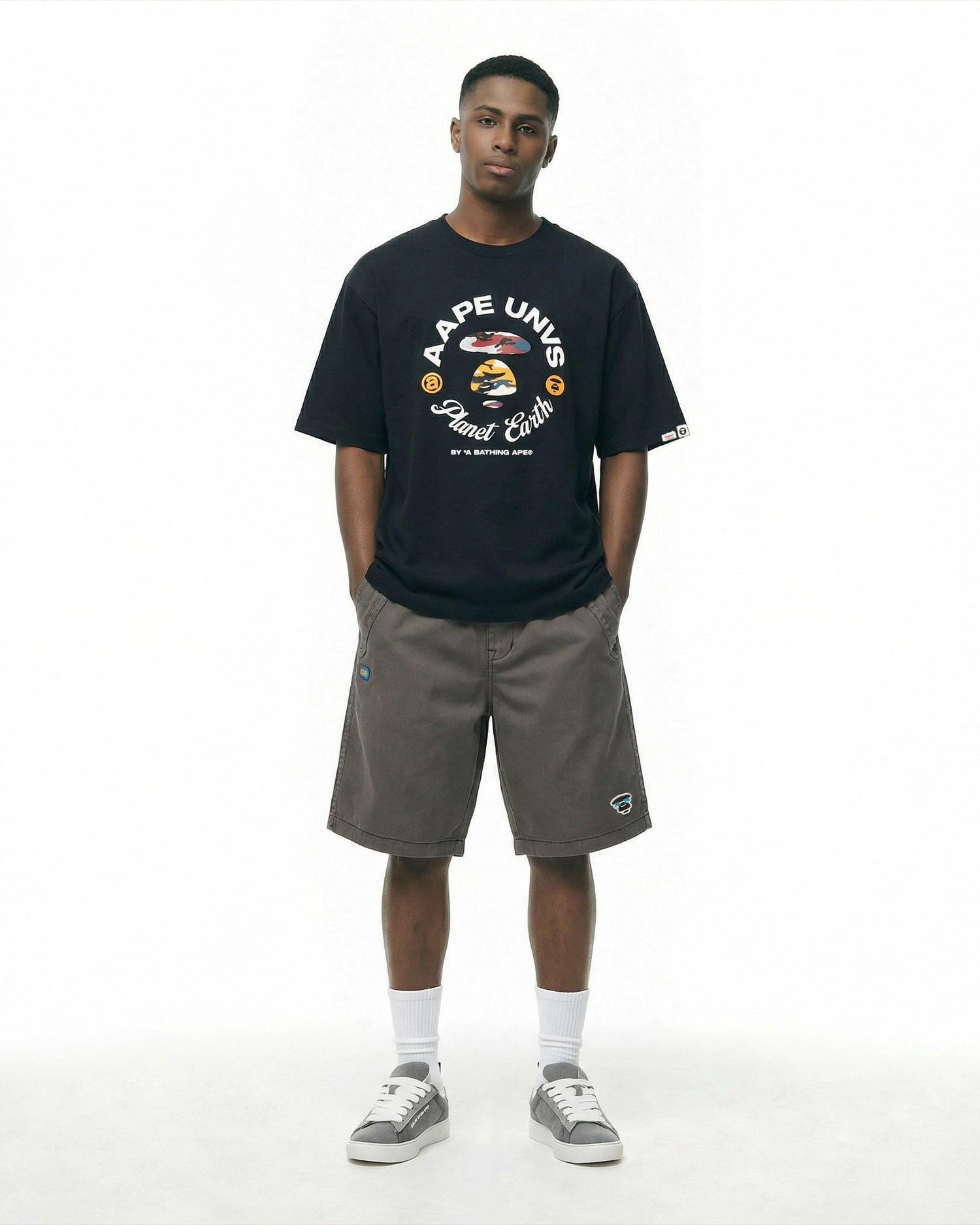 AAPE AAPEUNVS logo shorts | Aape official website – AAPE.COM