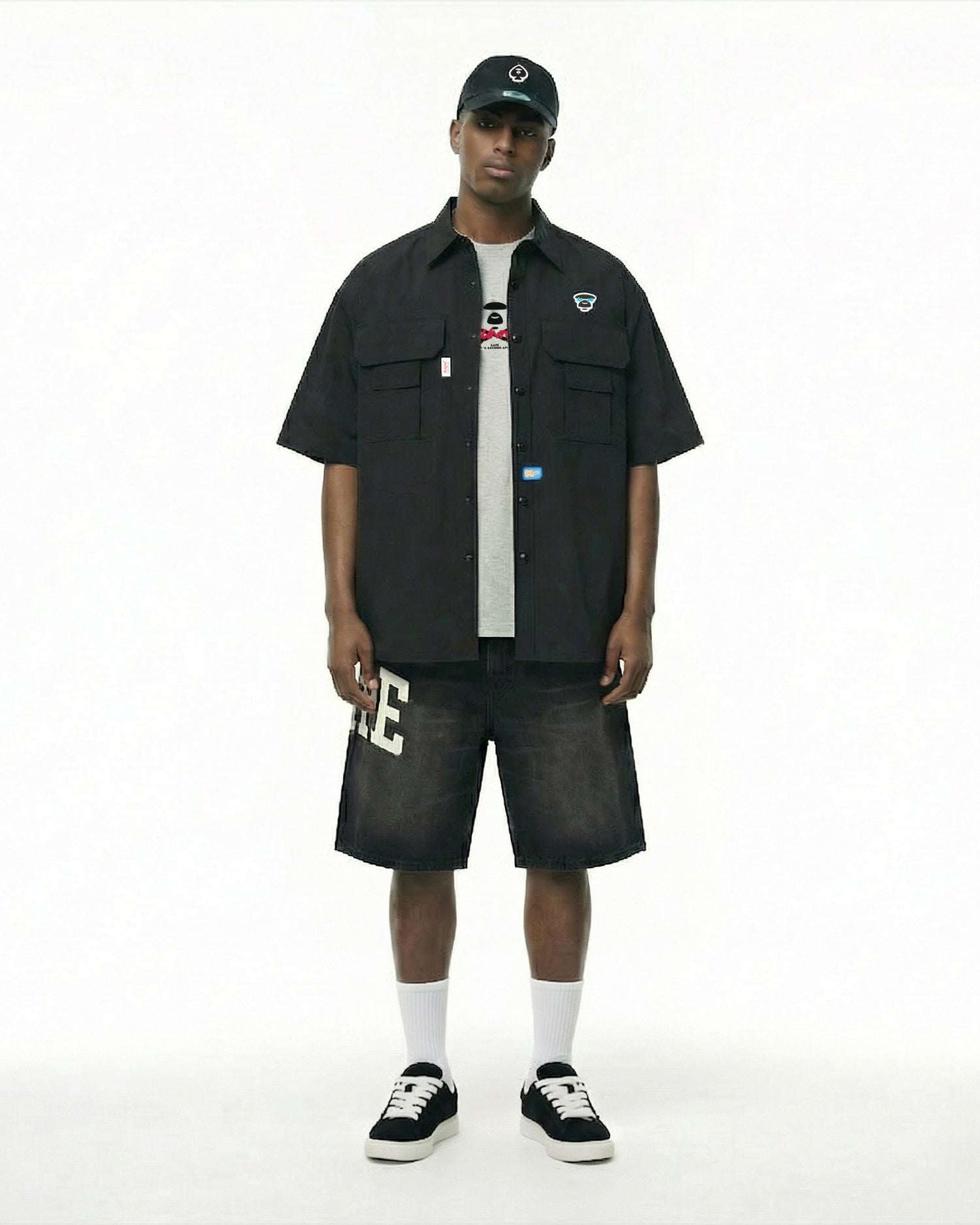 AAPE AAPEUNVS utility short sleeve shirt | Aape official website
