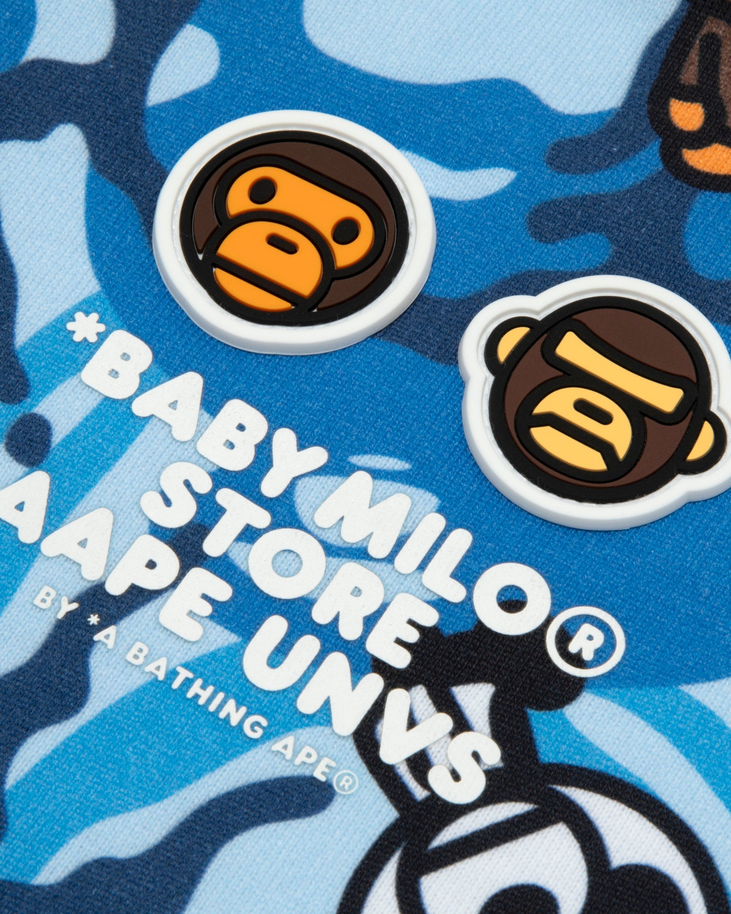 AAPE X Baby Milo Store kids AAPEUNVS camo zip-up hoodie | Aape