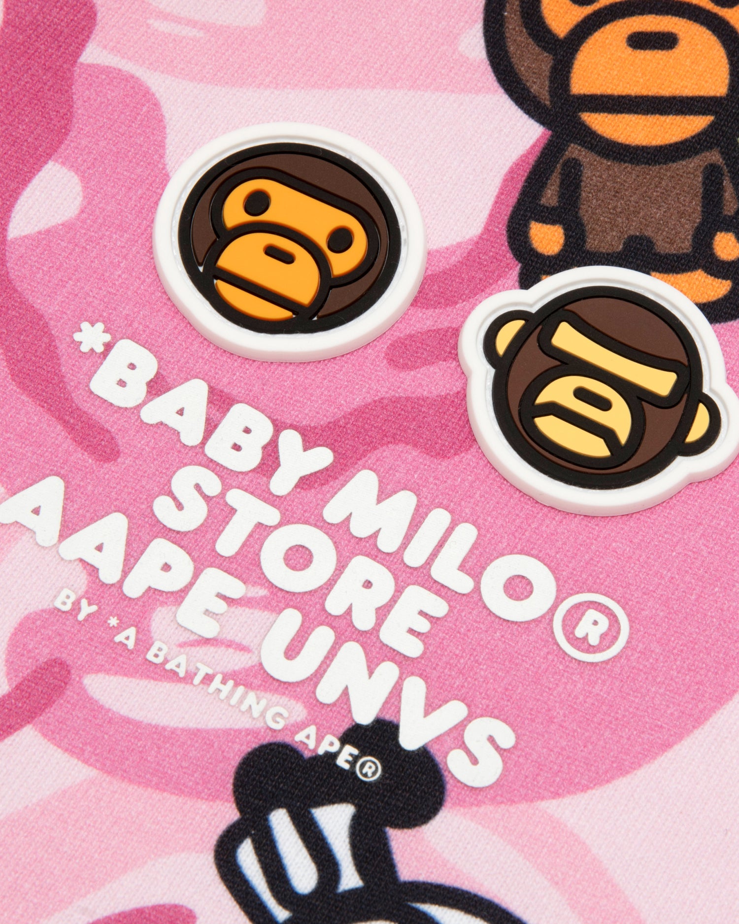 AAPE X Baby Milo Store kids AAPEUNVS camo zip-up hoodie | Aape
