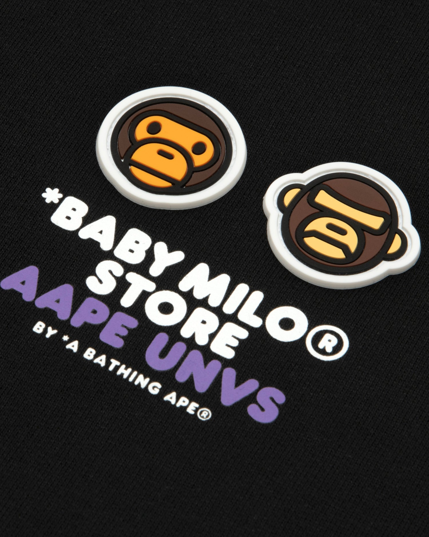 AAPE X Baby Milo Store AAPEUNVS zip-up hoodie | Aape official