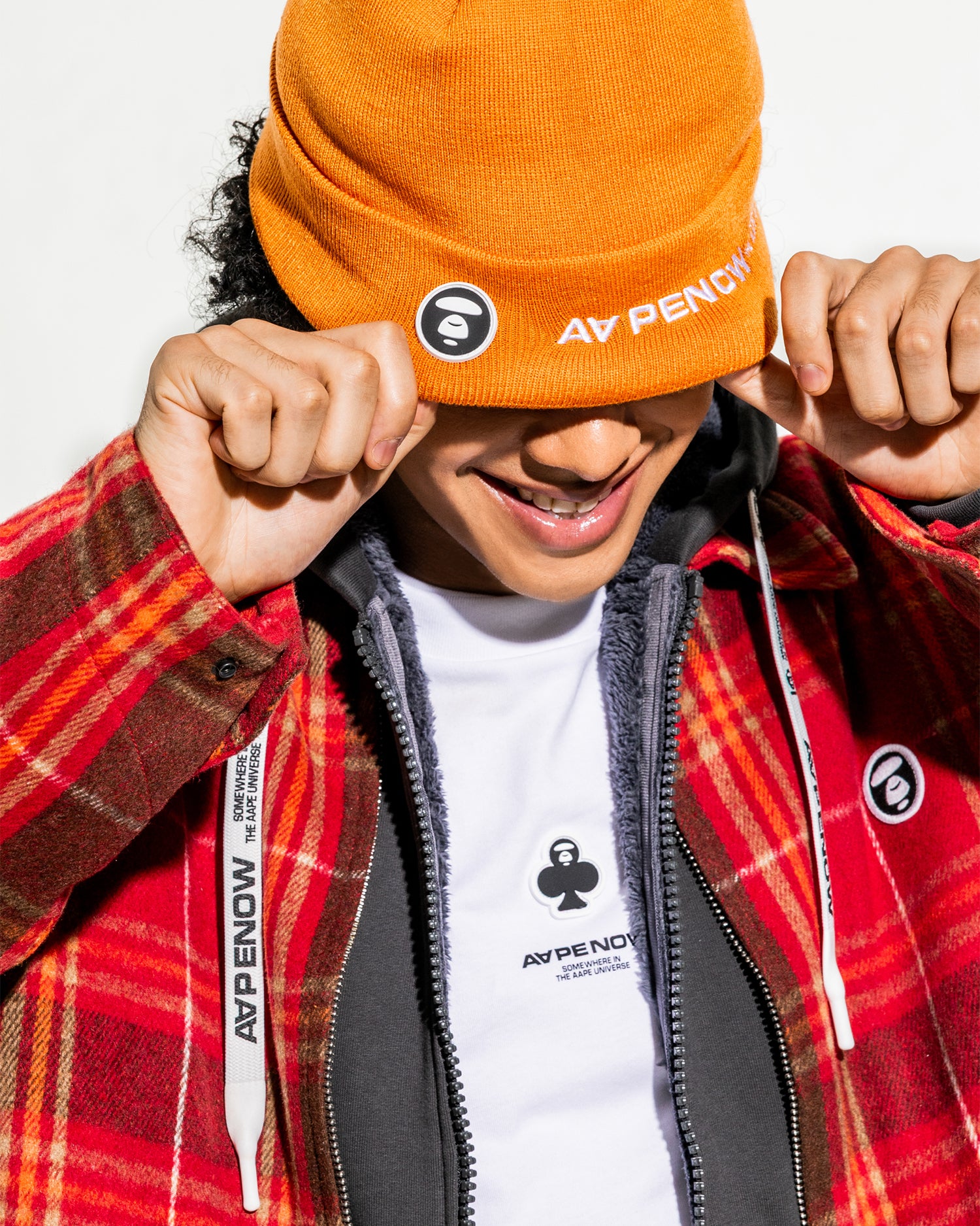 AAPE AAPENOW moonface zip-up hoodie | Aape official website – AAPE.COM