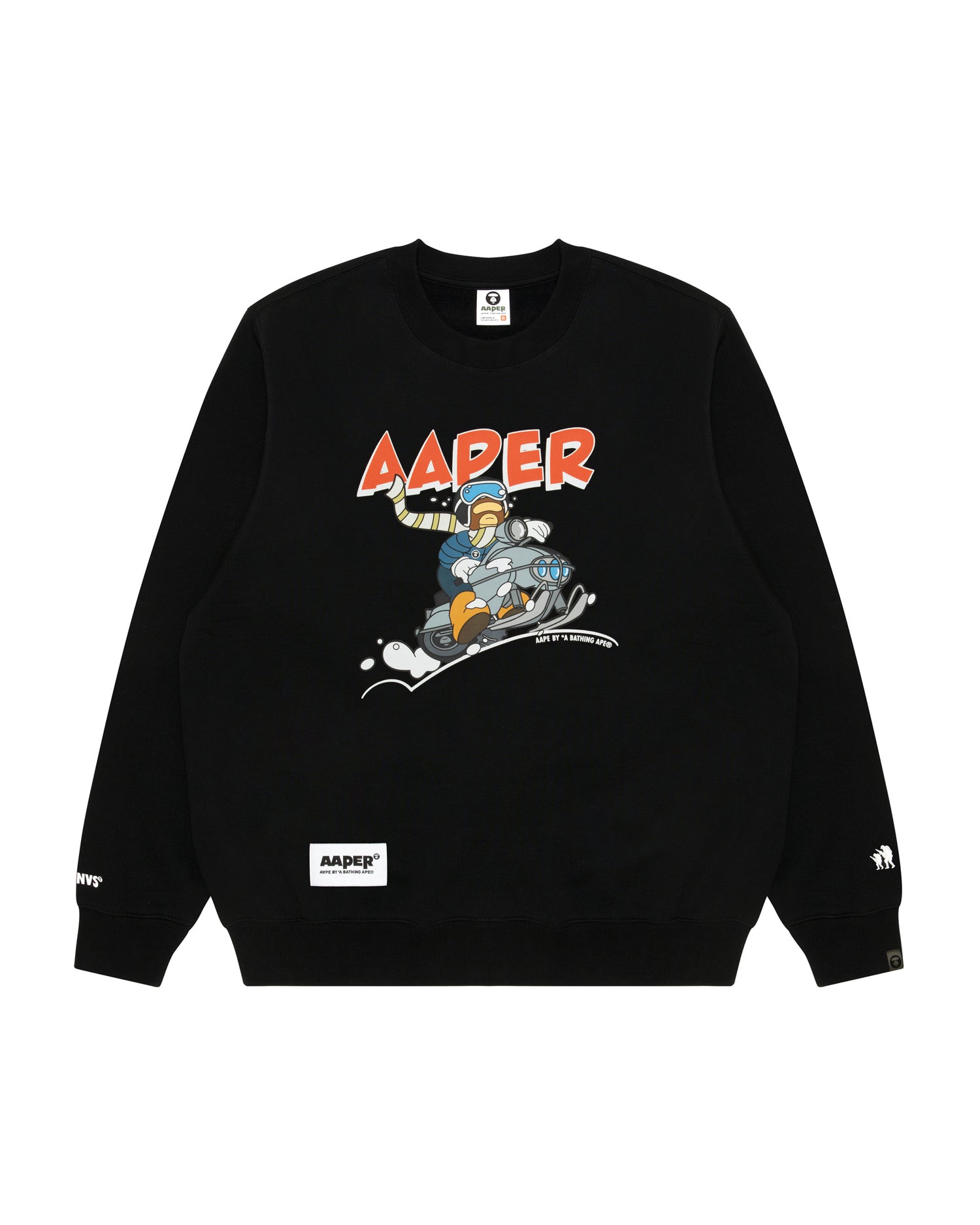 AAPE AAPER crew neck sweatshirt | Aape official website – AAPE.COM