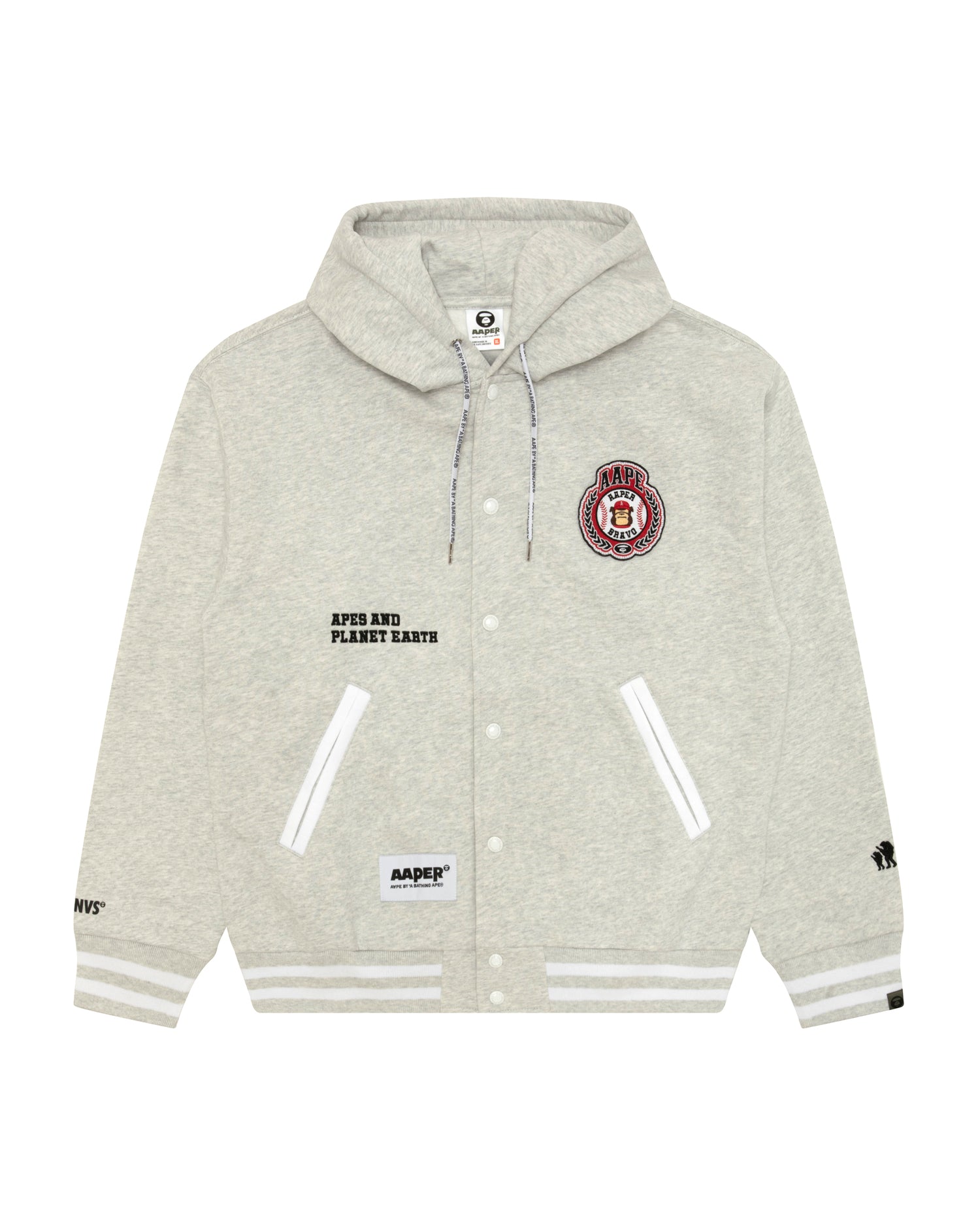 AAPE AAPER hooded varsity jacket | Aape official website – AAPE.COM