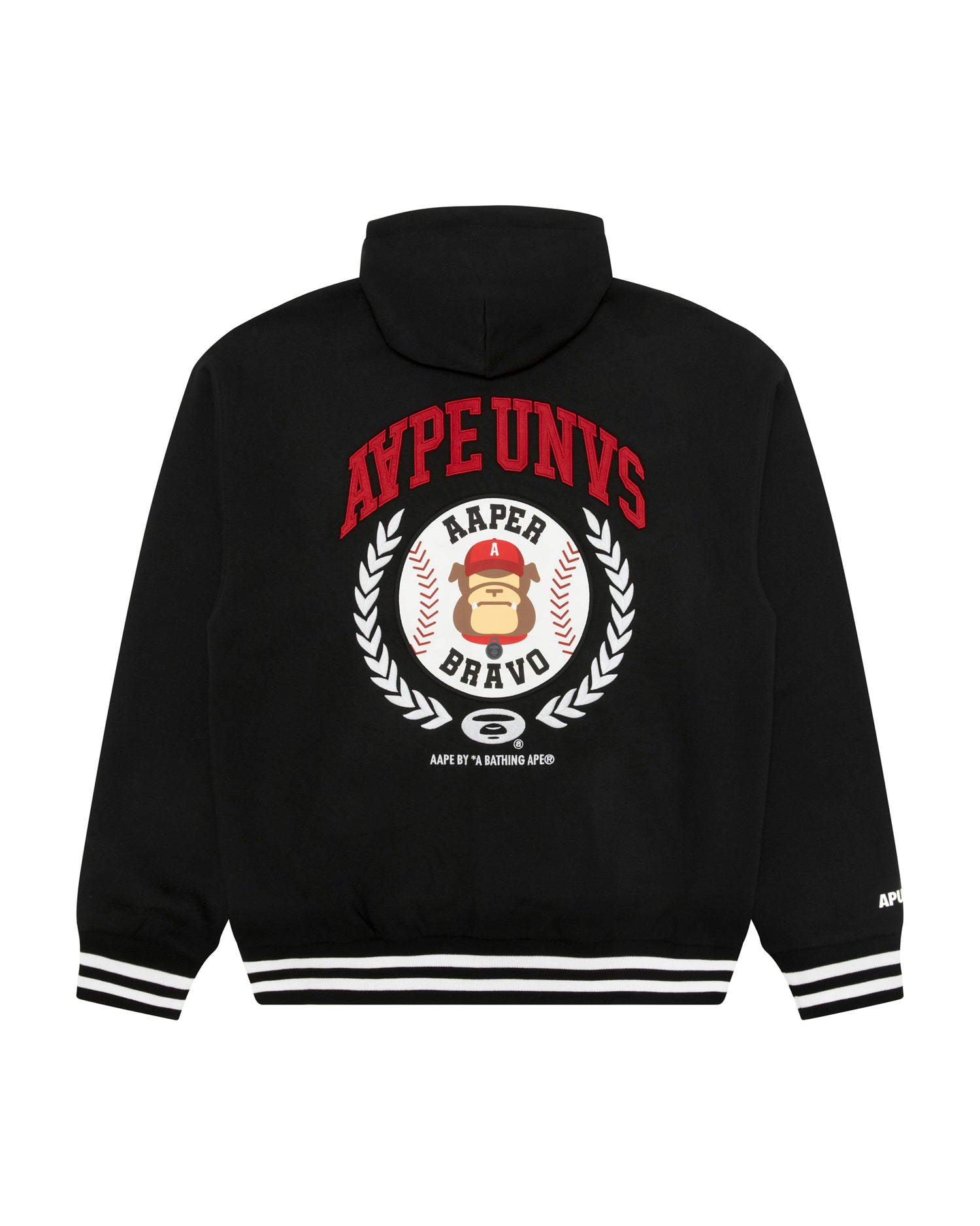 AAPE AAPER hooded varsity jacket | Aape official website – AAPE.COM
