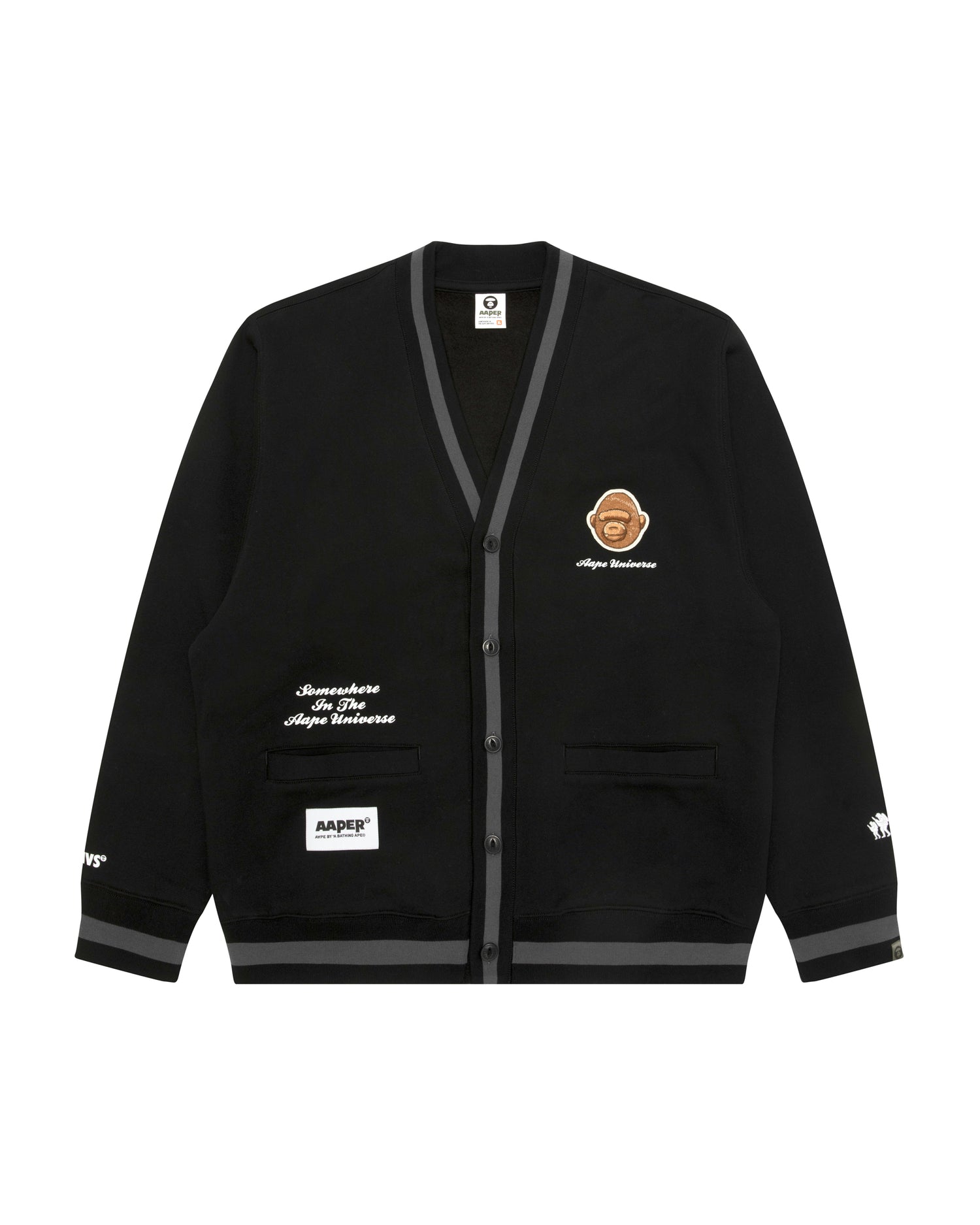 AAPE AAPER button down cardigan | Aape official website – AAPE.COM