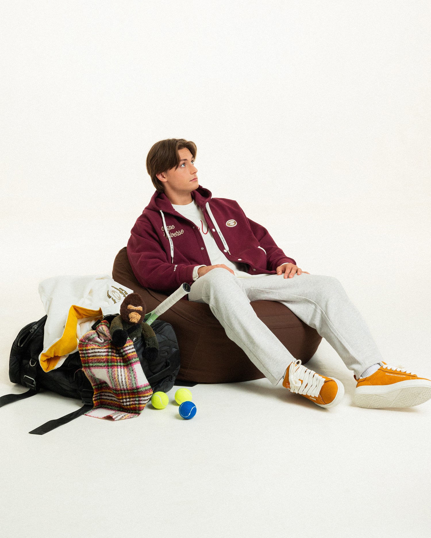 AAPE AAPEUNVS moonface hooded jacket | Aape official website