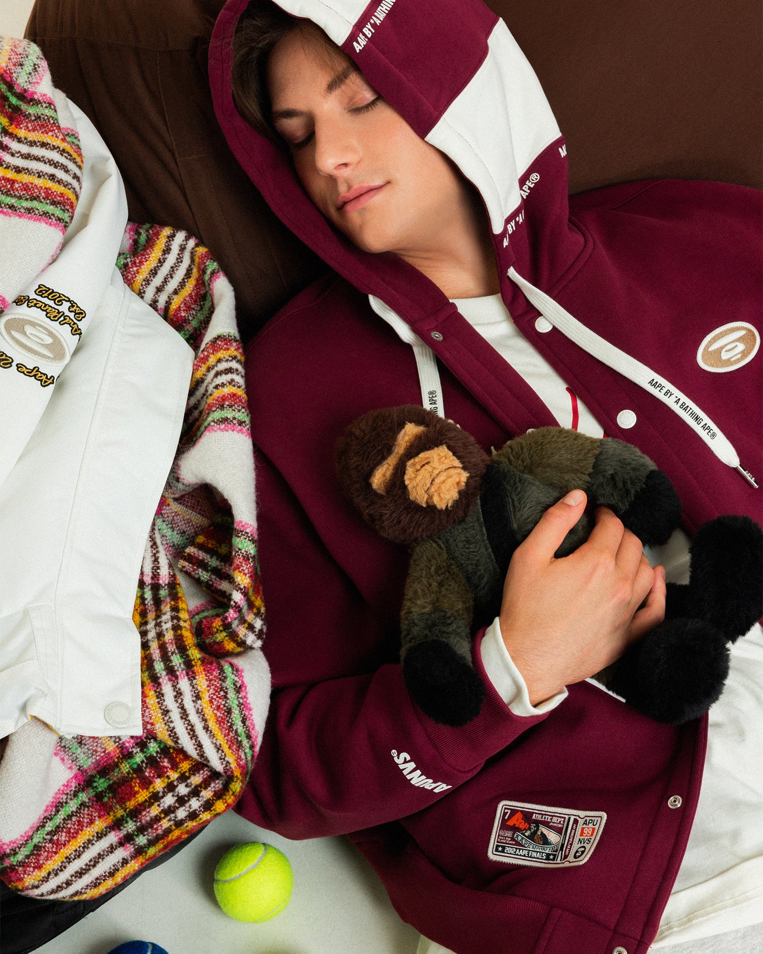 AAPE AAPEUNVS moonface hooded jacket | Aape official website