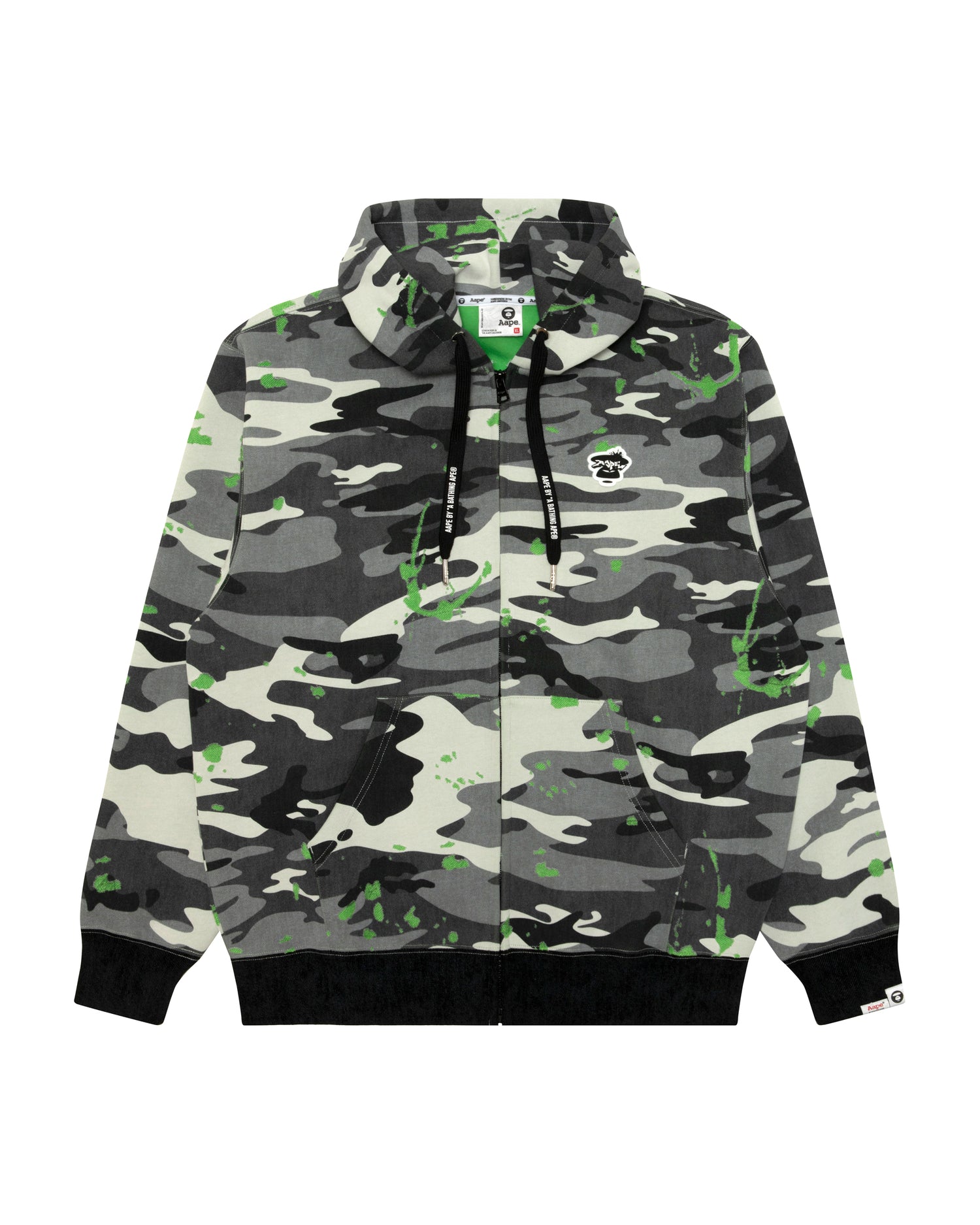 AAPE Moonface camo zip-up hoodie | Aape official website – AAPE.COM
