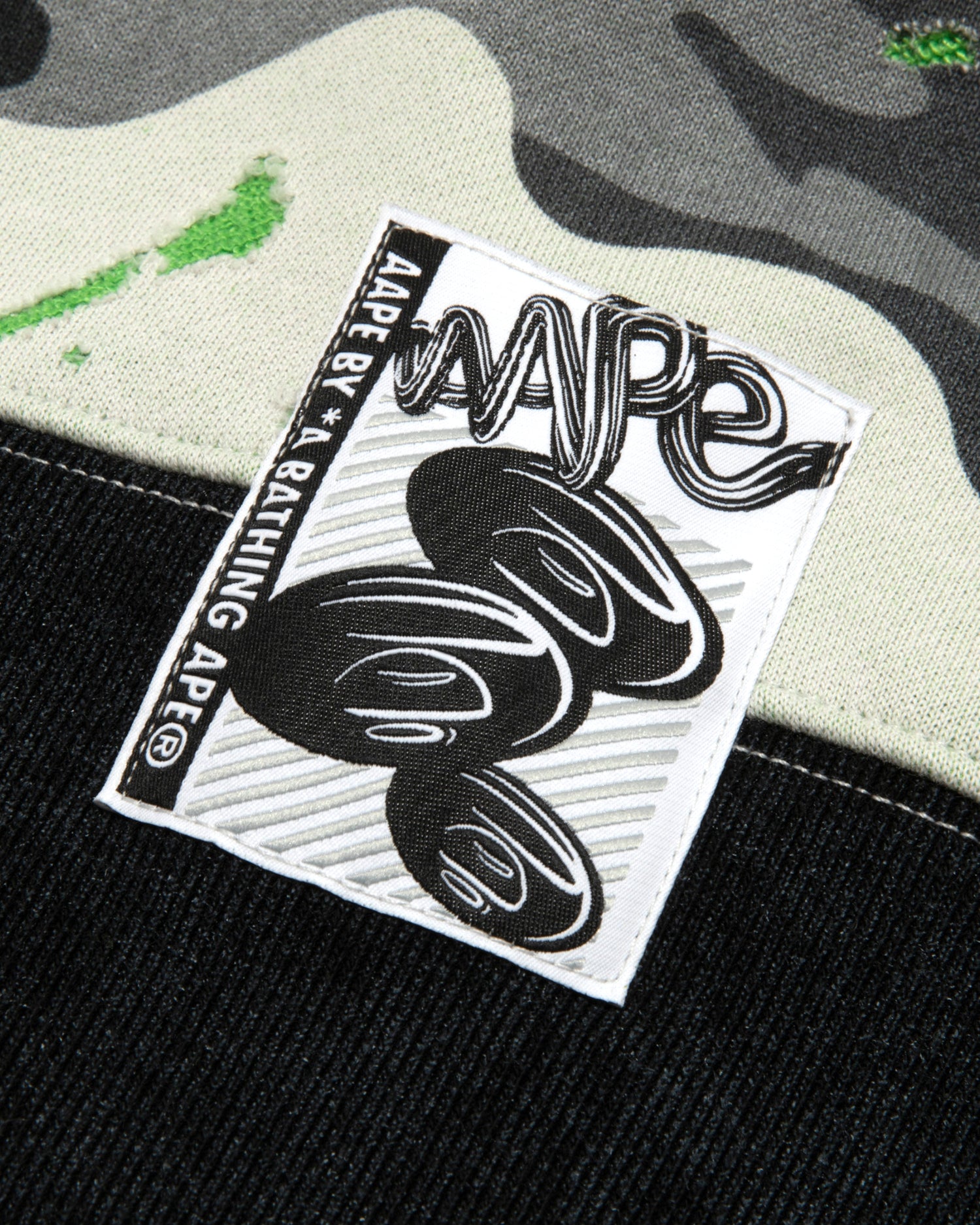 AAPE Moonface camo zip-up hoodie | Aape official website – AAPE.COM