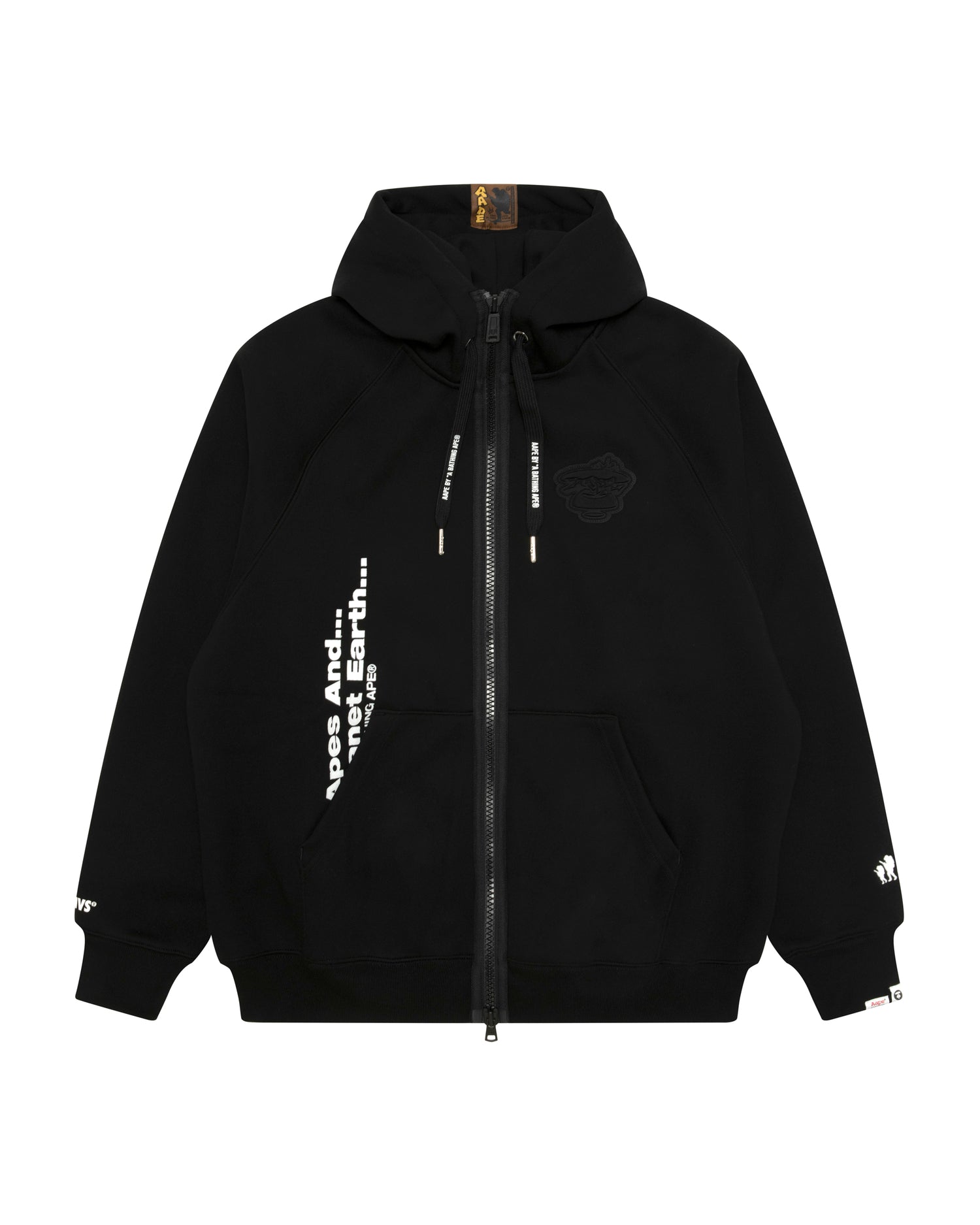 AAPE Moonface patch zip-up hoodie | Aape official website – AAPE.COM