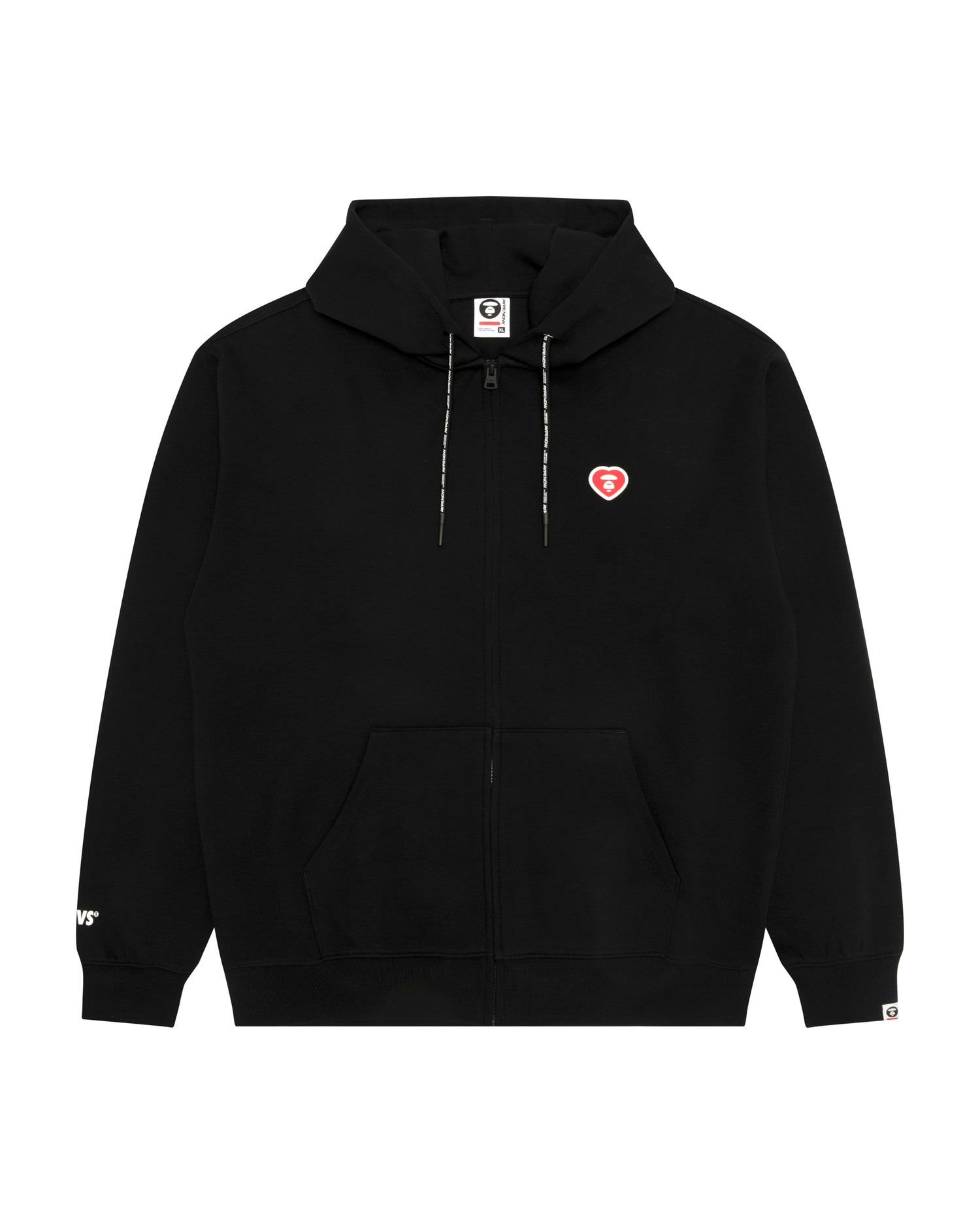 AAPE AAPENOW heart moonface zip-up hoodie | Aape official website
