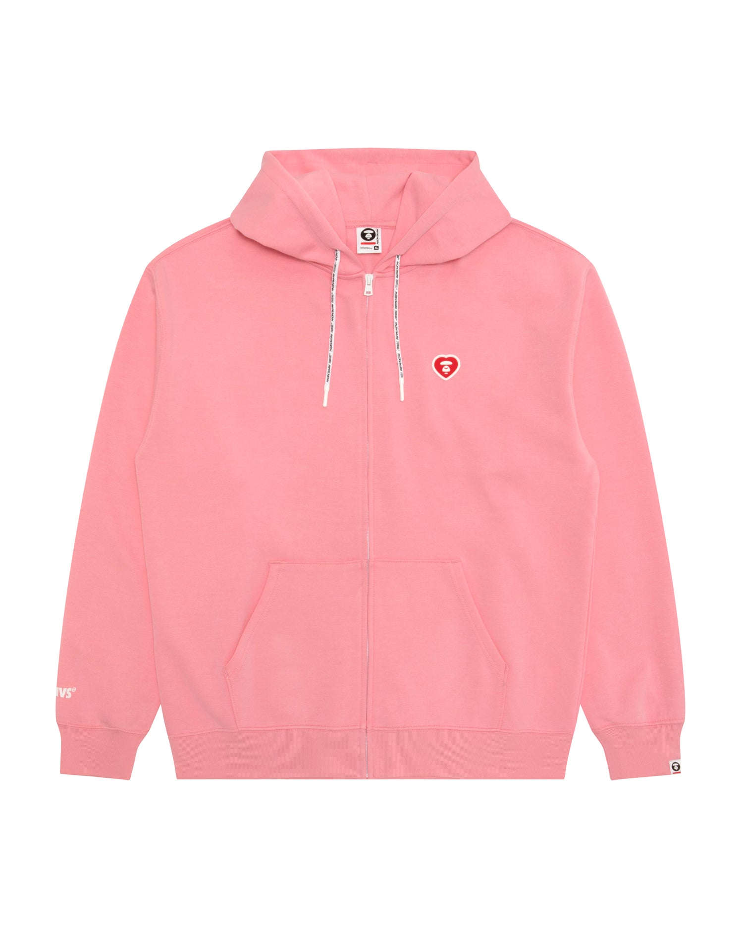 AAPE AAPENOW heart moonface zip-up hoodie | Aape official website