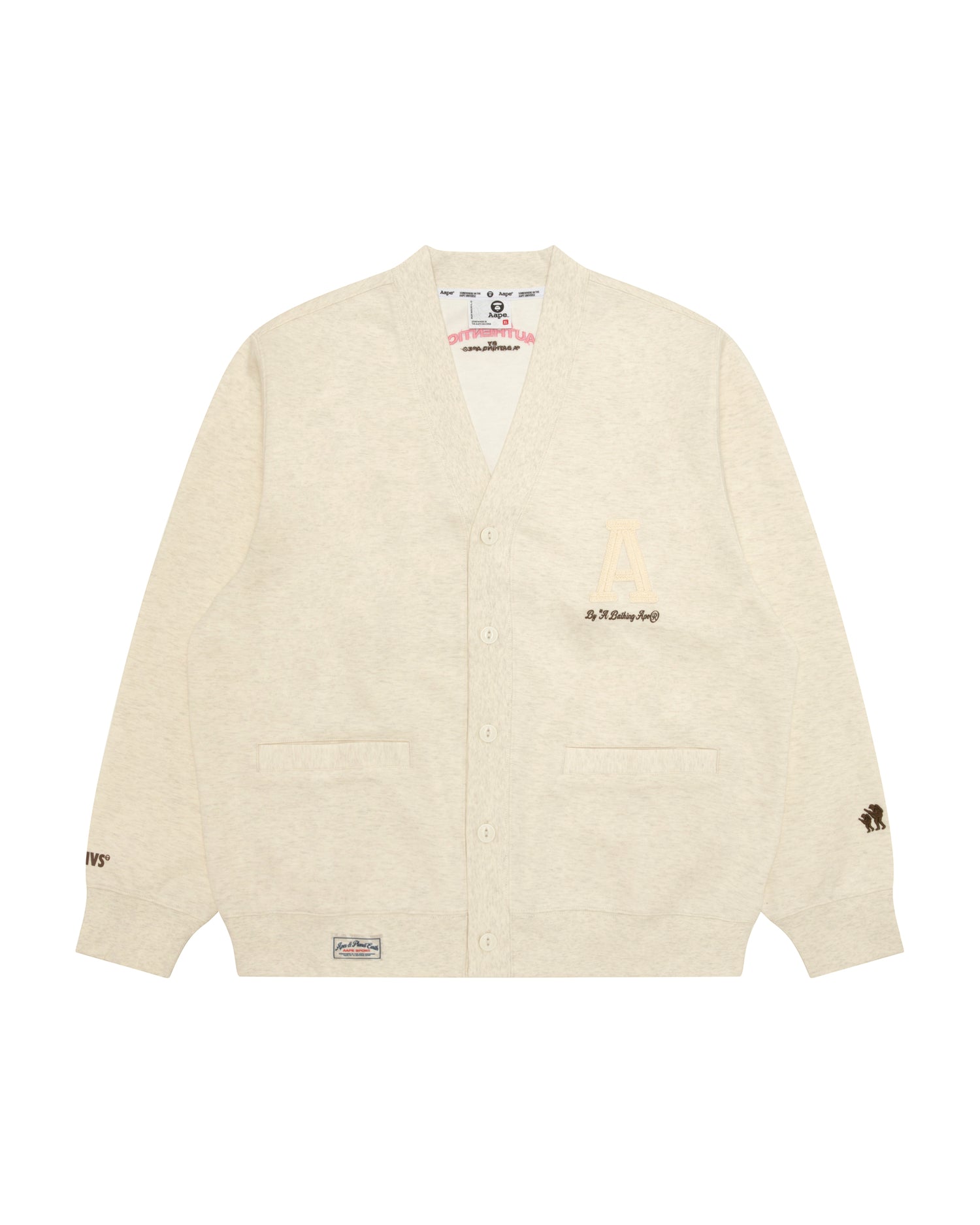 AAPE AAPESPORT v-neck cardigan | Aape official website – AAPE.COM