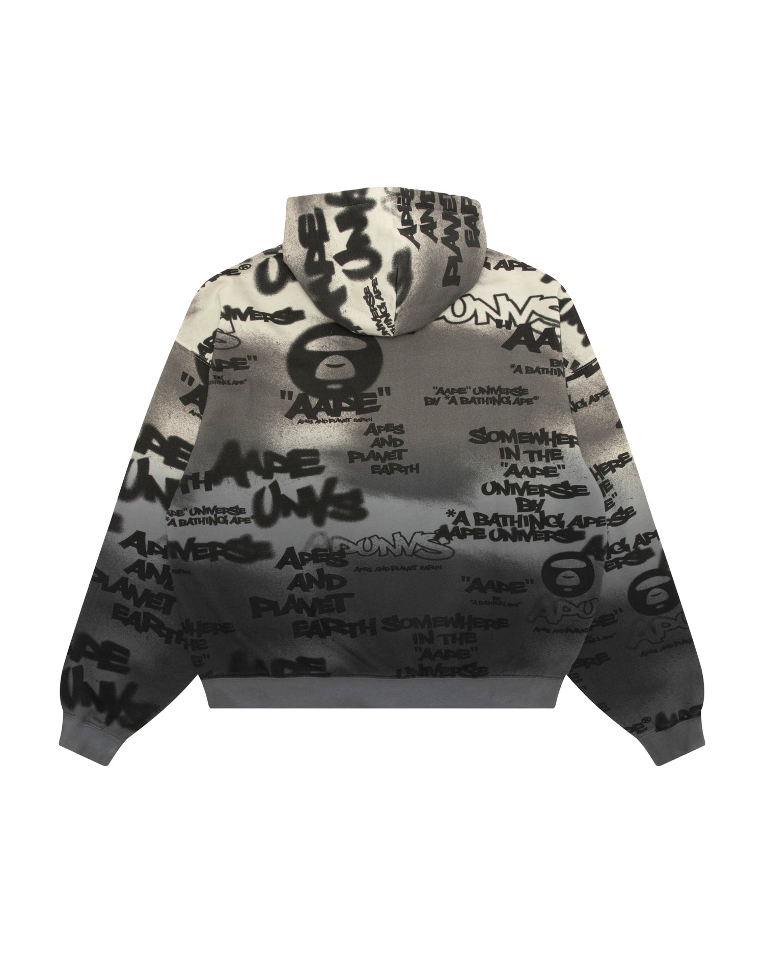 AAPE AAPEUNVS graffiti zip-up hoodie | Aape official website