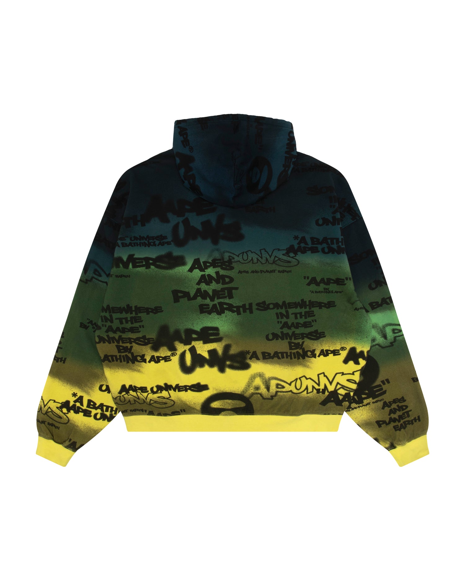 AAPE AAPEUNVS graffiti zip-up hoodie | Aape official website