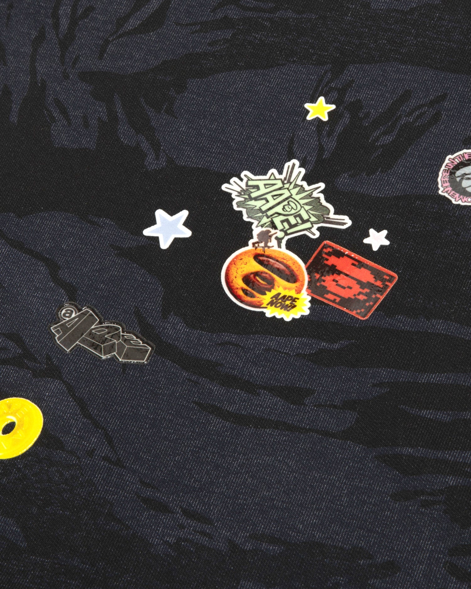AAPE Sticker print crew neck sweatshirt | Aape official website