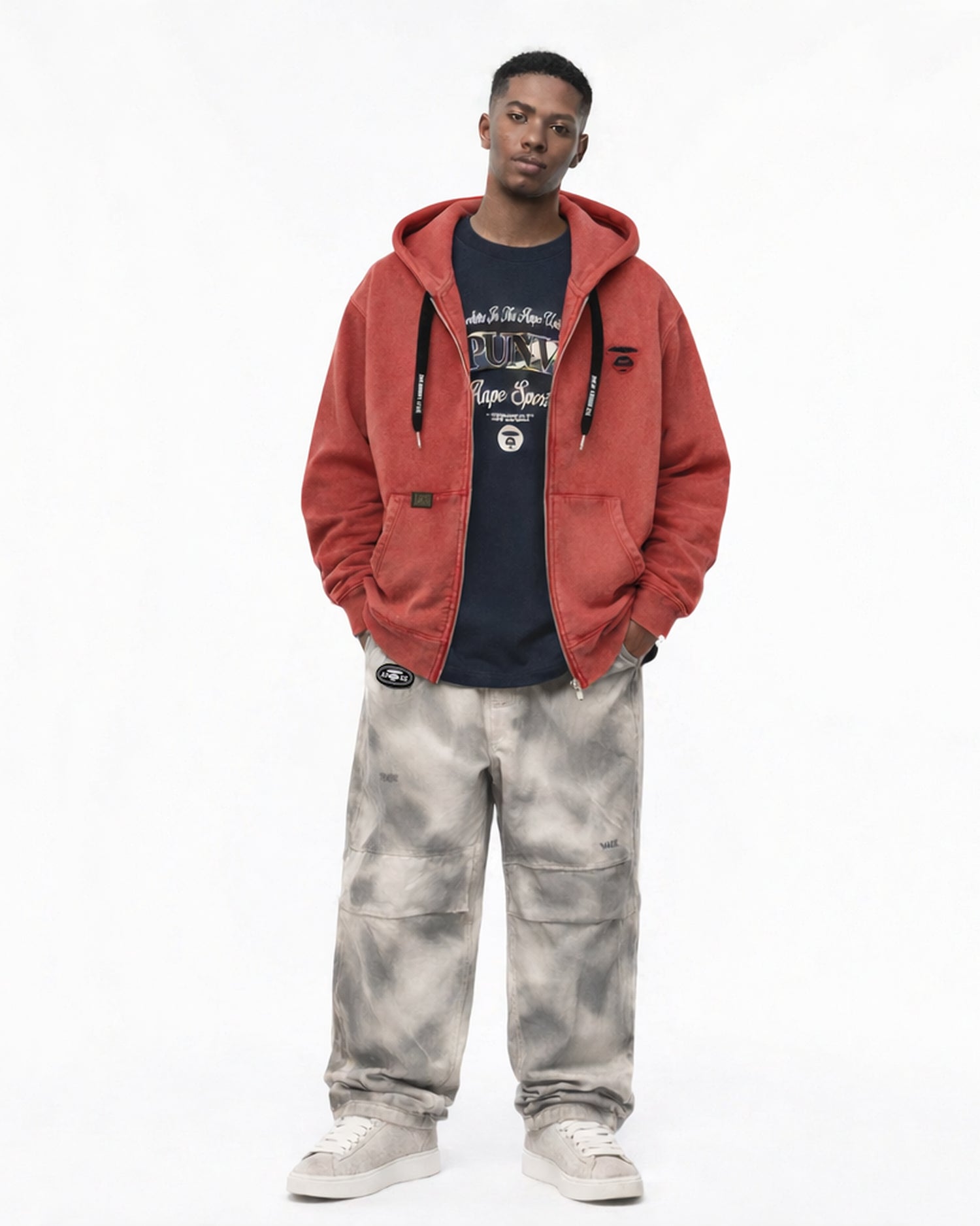 AAPE Moonface zip-up hoodie | Aape official website – AAPE.COM