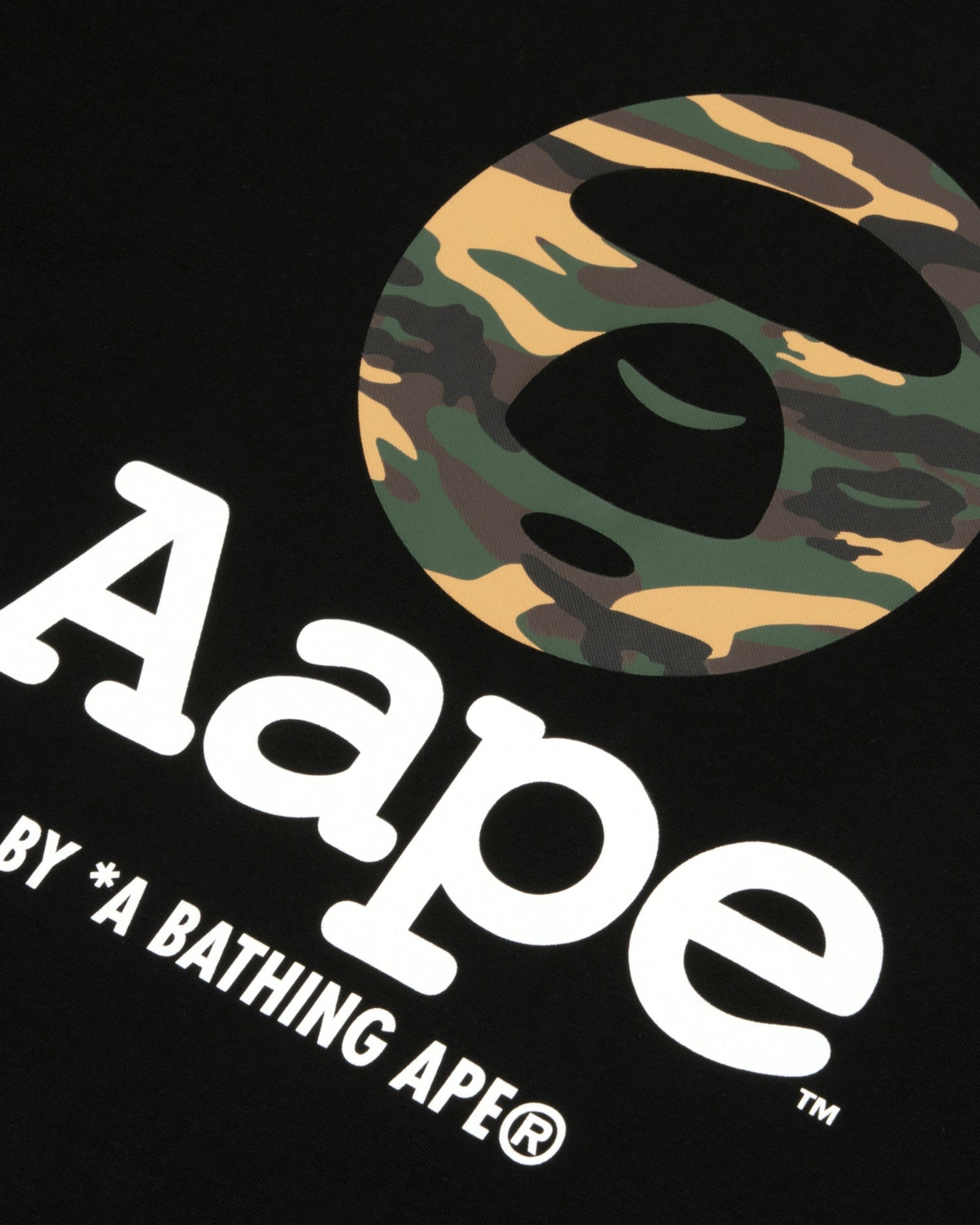 AAPE AAPEUNVS Moonface graphic tee | Aape official website – AAPE.COM