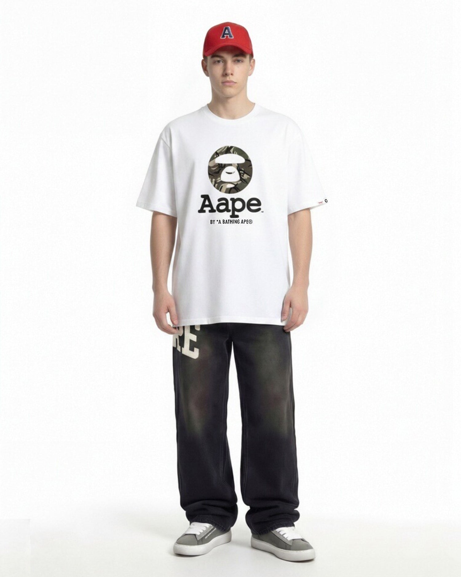 AAPE AAPEUNVS camo moonface tee | Aape official website – AAPE.COM