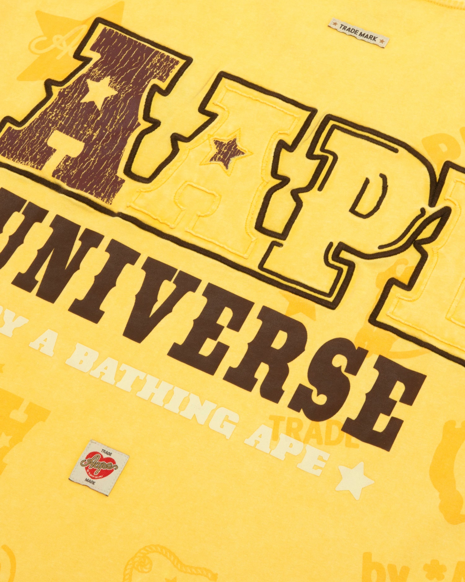 A BATHING APE Tシャツ　イエロー AAPE AAPEUNVS graphic tee | Aape official website – AAPE.COM