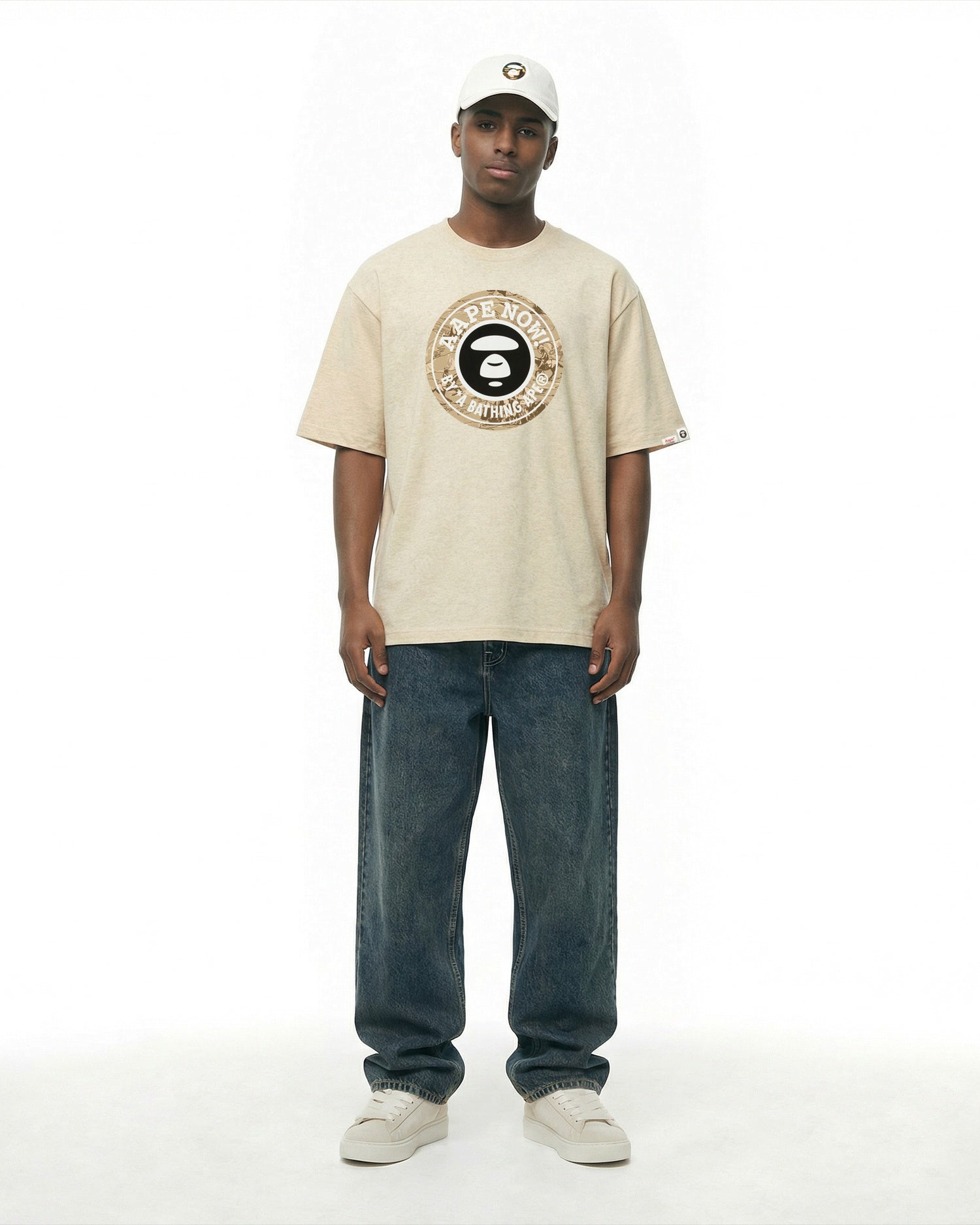 AAPE AAPENOW moonface tee | Aape official website – AAPE.COM
