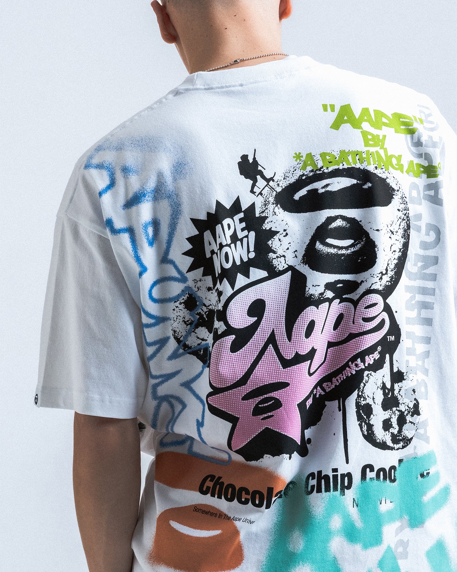 AAPE AAPEUNVS graffiti print tee | Aape official website – AAPE.COM
