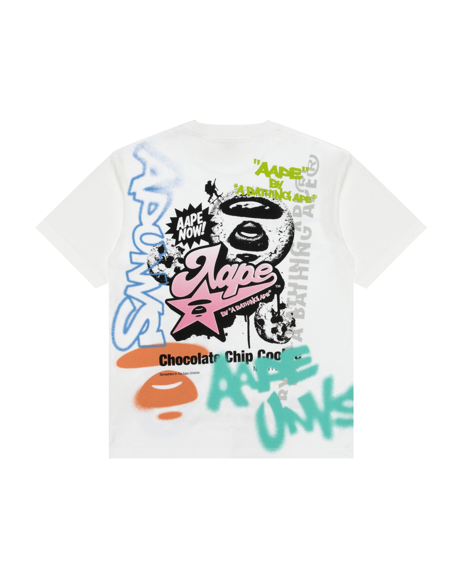 AAPE AAPEUNVS graffiti print tee | Aape official website – AAPE.COM