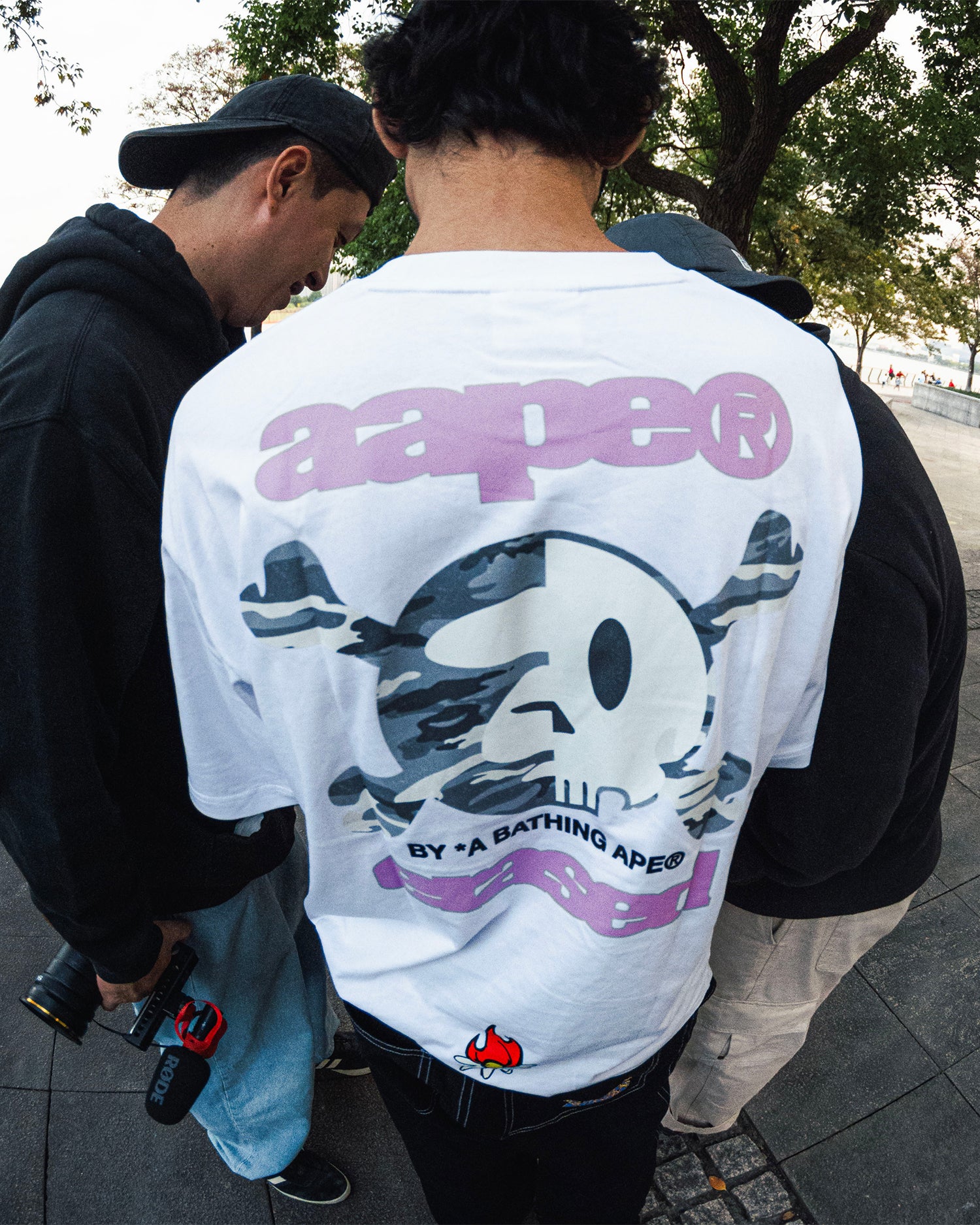 AAPE X erased graphic tee | Aape official website – AAPE.COM